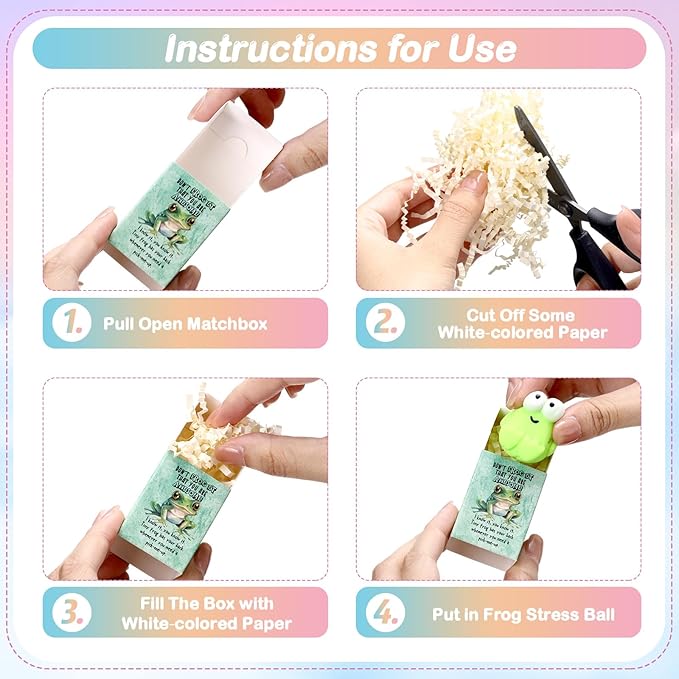 Wettarn 25 Sets Appreciation Gifts Cute Animal Stress Balls with Support Gift Boxes Inspirational Party Favors for Employee Coworker Friends Office Positive Relief Toys