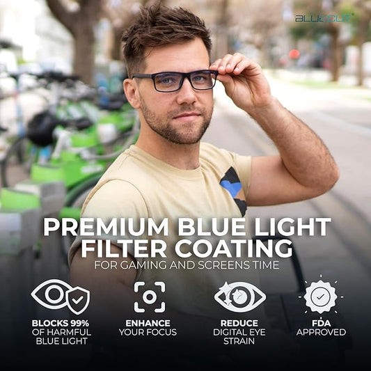 Blue Light Blocking Glasses For Men/Women Anti-Fatigue Computer Monitor Gaming Glasses Reduce Eye Strain Game Glasses