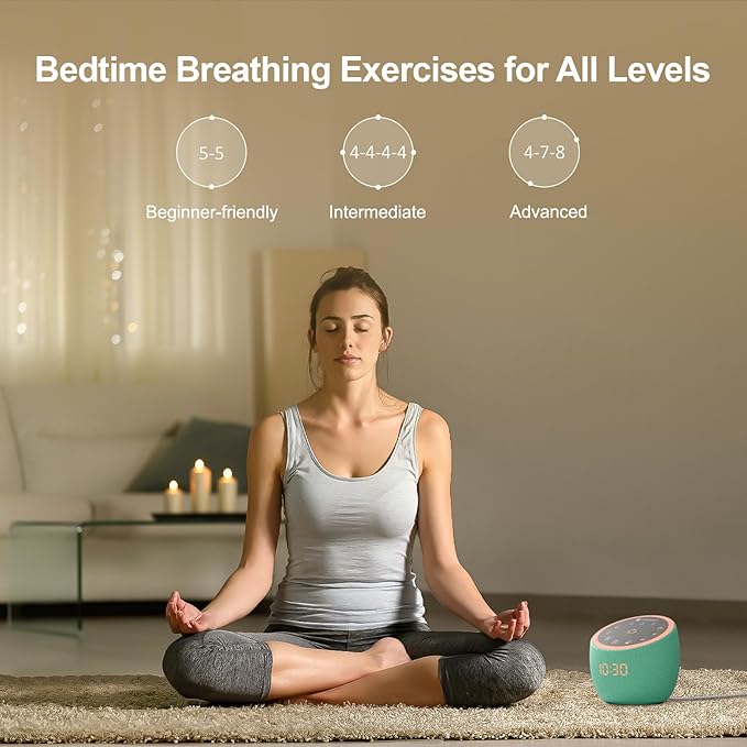 Hotmoon Sound Machine, Cocoon Pro White Noise Sound Machine with 388 Sounds for Baby Adult, Night Light, Sleeping Timer, App Control, DIY Sound Machine, Home Office Yoga, Noise Machine Gift Mint Green