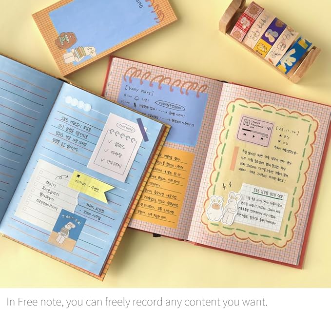 Monolike Hardcover Unmatched Friends Diary, 06. Mint - Academic Planner Weekly & Monthly Planner