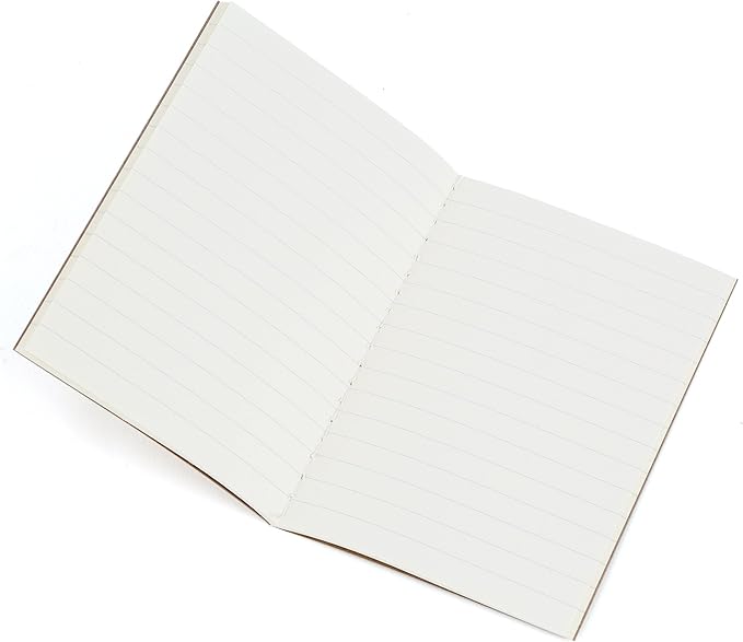 WANDERINGS Lined A6 Size Travelers Notebook Inserts | 4.1" x 5.8" / 10.5cm x 15cm | 100 gsm Paper | 3 Hand-Stitched Booklets/180 Pages | Travelers Notebook Refills for Journals, Diaries, Planners