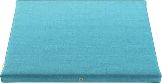 Mindful & Modern Zabuton Meditation Mat - Cotton Filled Yoga and Meditation Pad - Zabuton Meditation Cushion for Kneeling and Sitting Support - Large Rectangular Sitting Floor Pillow for Bench or Zafu