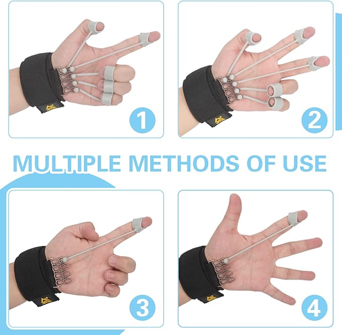 Finger Strengthener Stroke Recovery Physical Therapy Equipment Stretcher Hand Strengthener Hand Workout Extension Exerciser Hand Grip Trainer