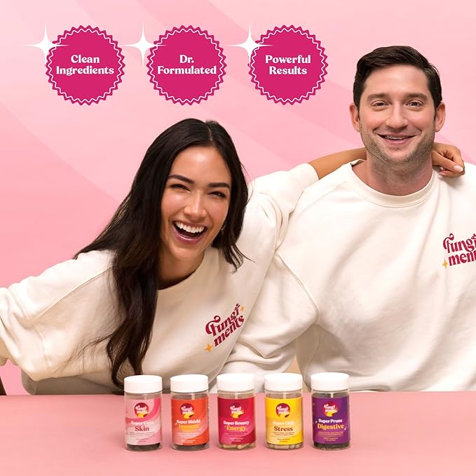 Super Bouncy - Mushroom Supplement - Cordyceps Mushrooms, Green Tea, Ginseng - Energy and Focus (60 Capsules)