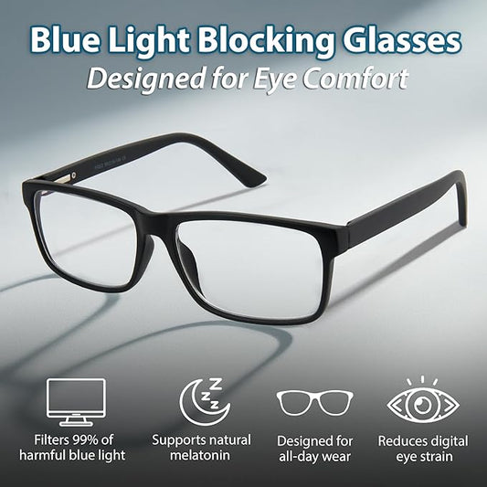 Blue Light Blocking Glasses For Men/Women Anti-Fatigue Computer Monitor Gaming Glasses Reduce Eye Strain Game Glasses