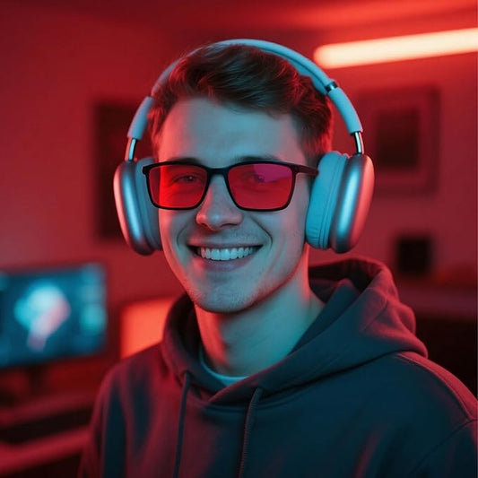 ANDWOOD Blue Light Blocking Glasses Men Women Computer Filter Large Frame Bluelight Blocker Anti Blue Ray Lightweight AR002