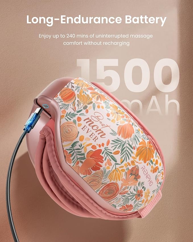 RENPHO Eyeris 1 Gifts for Mom, Eye Massager with Heat Birthday Gifts for Dad Women Men Her Him Eye Mask for Migraines, Eye Care, Migraine Relief