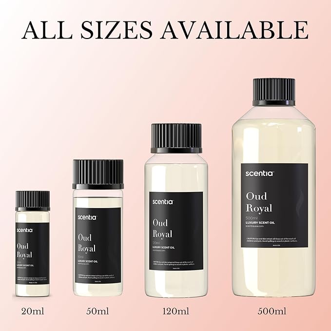 Oud Royal Hotel Diffuser Oil 20 ml | Oud Royal for Scent Diffuser | Luxurious Aroma, Niche Scent, Cardamom, Rosewood & Oud | 20ml Aromatherapy Fragrance