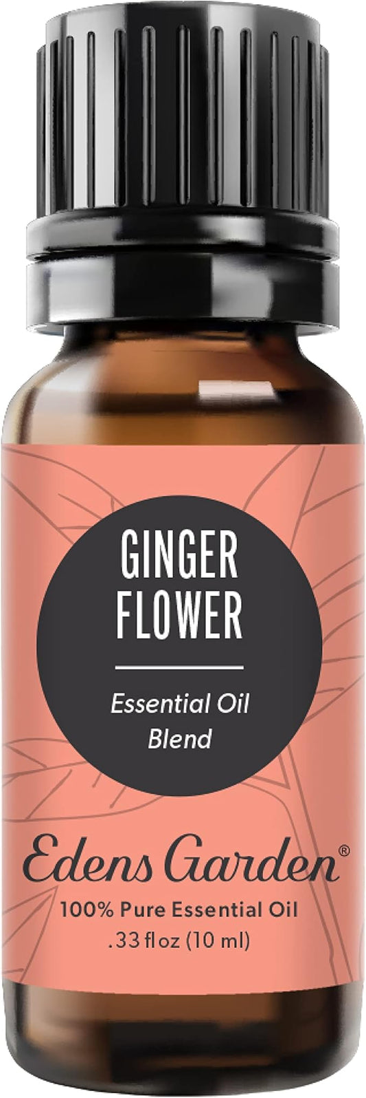 Edens Garden Ginger Flower Essential Oil Blend- 100% Pure Premium Grade, Undiluted, Natural, Therapeutic, Aromatherapy, The Best for Diffusing, Skin, Candle, Laundry 10 ml (.33 fl oz)