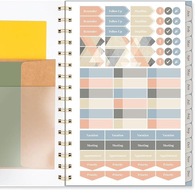 Cambridge 2025 Planner, Weekly & Monthly, 5-1/2" x 8-1/2", Small, Triad (1728-200-25)