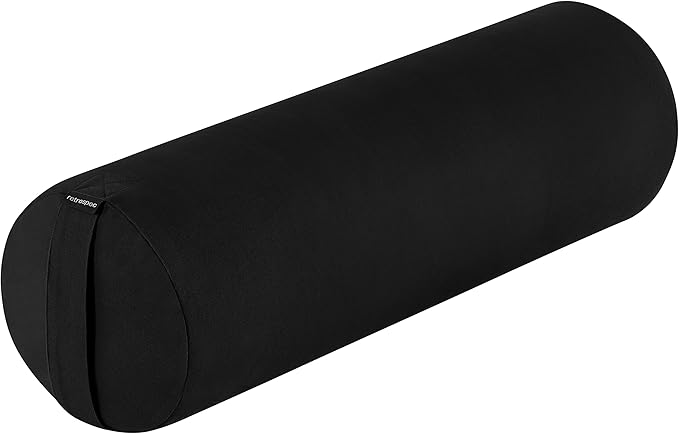 Retrospec Retrospec Sequoia Yoga Bolster Pillow - Meditation Cushion for Yoga Practices - Includes Machine Washable 100% Cotton Cover & Durable Carry Handle