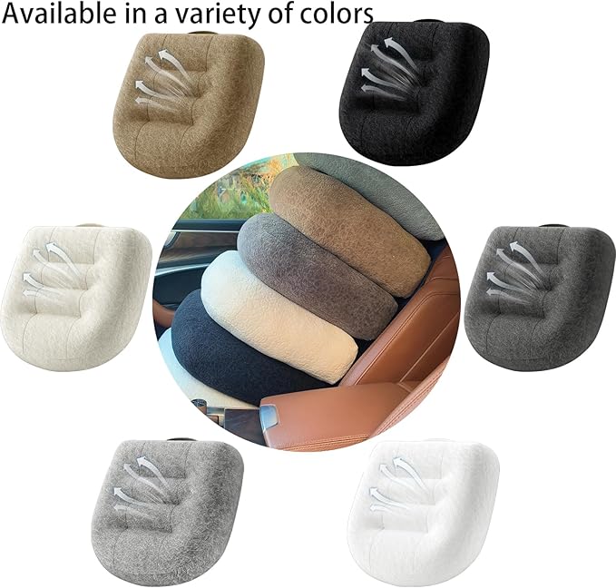 Super Thicken Car Seat Cushion for Adults/Office Chair Cushions/Butt Pillow for Car Long Sitting,Portable Car Seat Pad Fatigue Relief Suitable for Trucks,Cars,Office Chairs,Wheelchairs（Black）