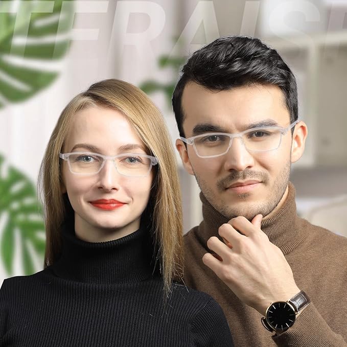 TERAISE Fashion Anti-blue light Reading Glasses Men Women Computer Reader