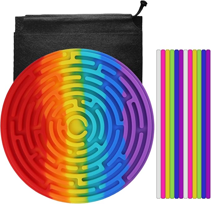 RadBizz Sensory Board for Kids and Adults, Engaging Sensory Activity, Durable Fidget Toys for Stress Relief, Educational Tool for Enhanced Focus and Calm, Travel-Friendly Design