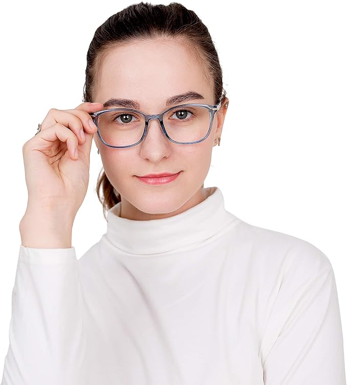 LifeArt Blue Light Blocking Glasses, Anti Eyestrain, Computer Reading Glasses,TV Glasses for Men and Women
