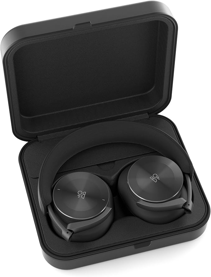 Bang & Olufsen Beoplay H95 Premium Comfortable Wireless Active Noise Cancelling (ANC) Over-Ear Headphones with Protective Carrying Case, RF, Bluetooth 5.1, Black