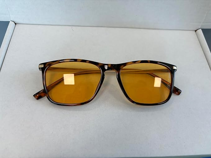 Goiteia Orange Blue Light Blocking Glasses-Retro 70s Blue Light Glasses for Men Women, Easier Sleep and Migraine Relief