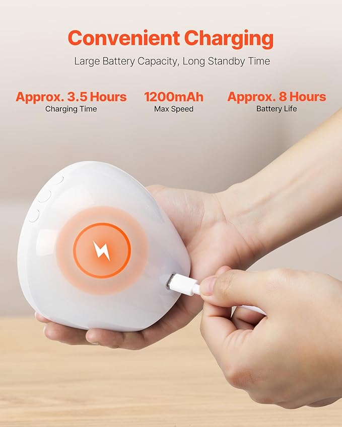 VEVOR Sound Machine, 18 Soothing Sleep Sounds, 7-Color Night Light, 6-in-1 White Noise Sound Machine with Dual Alarms, APP, Auto-Off Timer and Memory Function, for Baby, Adults, Home, Office & Travel