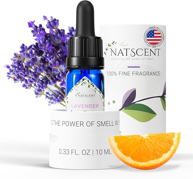 Lavender Essential Oils for Diffusers for Home, Nature-derived Lavender Essential Oil, Long-Lasting & Family-Friendly Diffuser Oils Scents, IFRA Certified, Cold Air & Ultrasonic - 0.33 oz