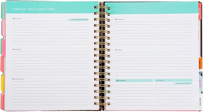 Votum August 2025 to January 2027 Large Back to School Academic Planner- Daily, Weekly & Monthly Organizer with Pens, Stickers, Sticky Notes, and a Sturdy Cover - Bloom with Grace
