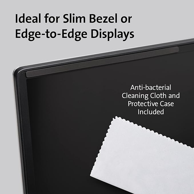 Kensington MagPro™ Magnetic Laptop Privacy Screen 15.6 inch, Removable 16:9 Laptop Privacy Filter Shield, Anti-Glare, Blue Ray Reduction, Compatible with HP/Dell/Acer/Asus/Lenovo (K58353WW)