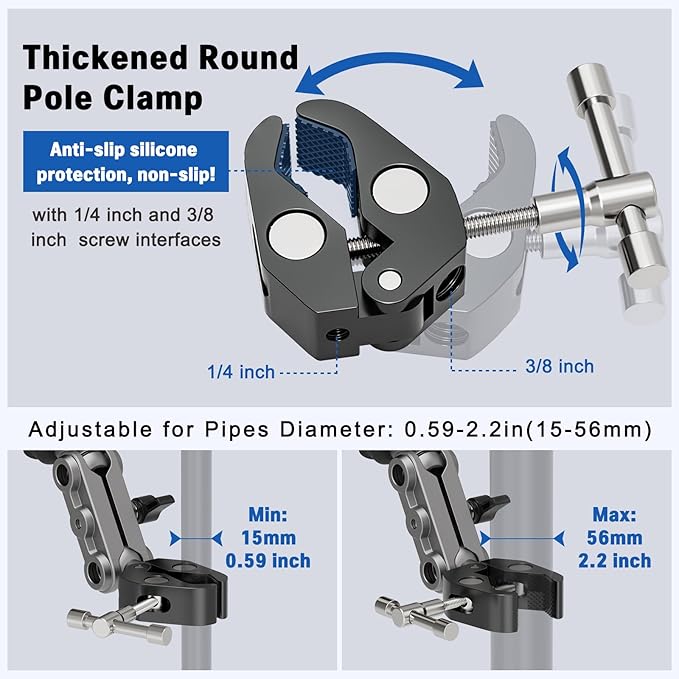 Tablet Mount for Spin Bike Treadmill, iPad Holder Stand Exercise Bike Handlebar Mount for Stationary Bicycle, Microphone Stand, Storlls, Tablet Stand for 4.7-12.9" iPad Pro Galaxy Tabs