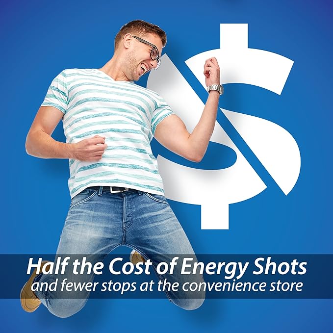 iSatori Energize Caffeine Pills - Fast Acting All-Day Energy Supplement with Time Release Caffeine & Natural Nootropic Support - No Jitters or Crash - Energy Vitamins for Men and Women - (84 Tablets)