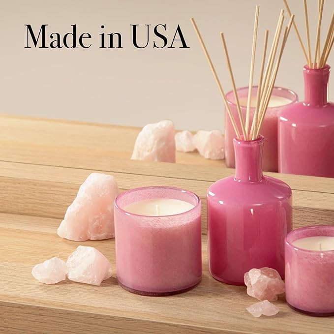 LAFCO New York Reed Diffuser Refill, Duchess Peony - 8.4 oz - Up to 4-Month Fragrance Life - Includes Natural Wood Reeds - Free of Dyes & Propellants - Made in the USA