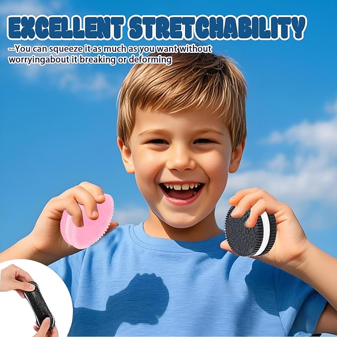 Stress Relief Toy,Handmade Silicone Stres Relief Squishy Toy,Ultra-Soft Decompression Venting Toys,Anxiety and Relaxation Perfect Desk Accessory for Stress Relief Toys(4PCS)