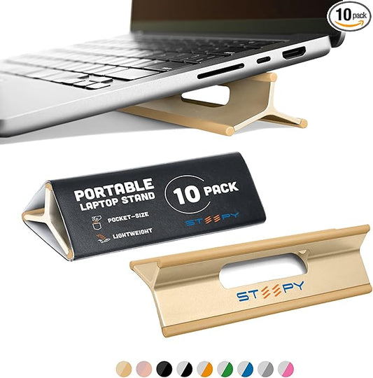 Steepy Adjustable Laptop Stand - 3 Height Options for Desk