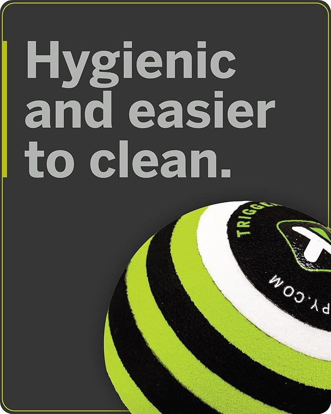 TriggerPoint MB1 EVA Foam Massage Ball - Deep Tissue Self Massage Mimics Massage Therapist Hands - Targets Hard-to-Reach Small Muscle Tightness, Eases Joint & Muscle Pain - Lightweight, Easy to Clean