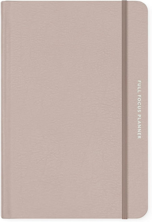 Full Focus Stone Leather Planner by Michael Hyatt - The #1 Daily Planner to Set Annual Goals, Increase Focus, Eliminate Overwhelm, and Achieve Your Biggest Goals - Hardcover