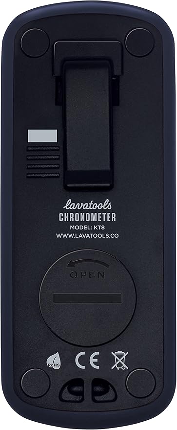 Lavatools KT8 Digital Kitchen Dual Timer & Stopwatch, Backlight, Ultra Loud Alarm, Mute Function, Quick-Set Buttons, Hang Hole, Magnetic for Cooking and Classroom with Lanyard