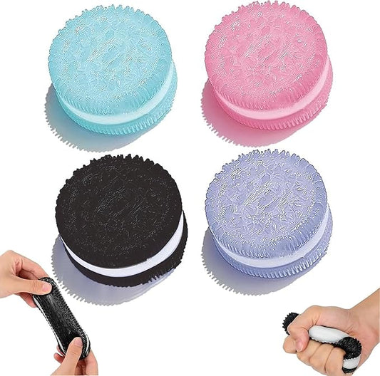 Stress Relief Toy,Handmade Silicone Stres Relief Squishy Toy,Ultra-Soft Decompression Venting Toys,Anxiety and Relaxation Perfect Desk Accessory for Stress Relief Toys(4PCS)