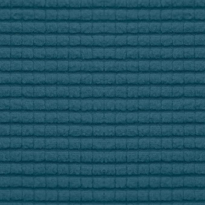 Easy-Going Stretch 4 Pieces Couch Cushion Covers for Sectional Sofa Left/Right L Shape Chaise Lounge Sofa Seat slipcover Anti-Slip Sofa Cover Soft (3 Seater + 1 Chaise, Peacock Blue)