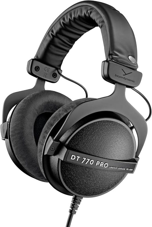 beyerdynamic DT 770 Pro 80 ohm Limited Edition Professional Studio Headphones, Black