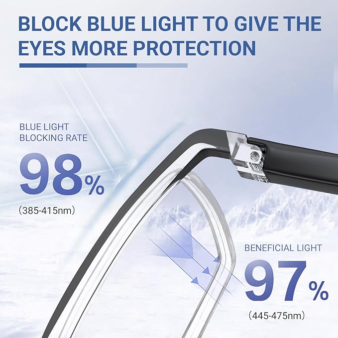 TERAISE Fashion Anti-blue light Reading Glasses Men Women Computer Reader