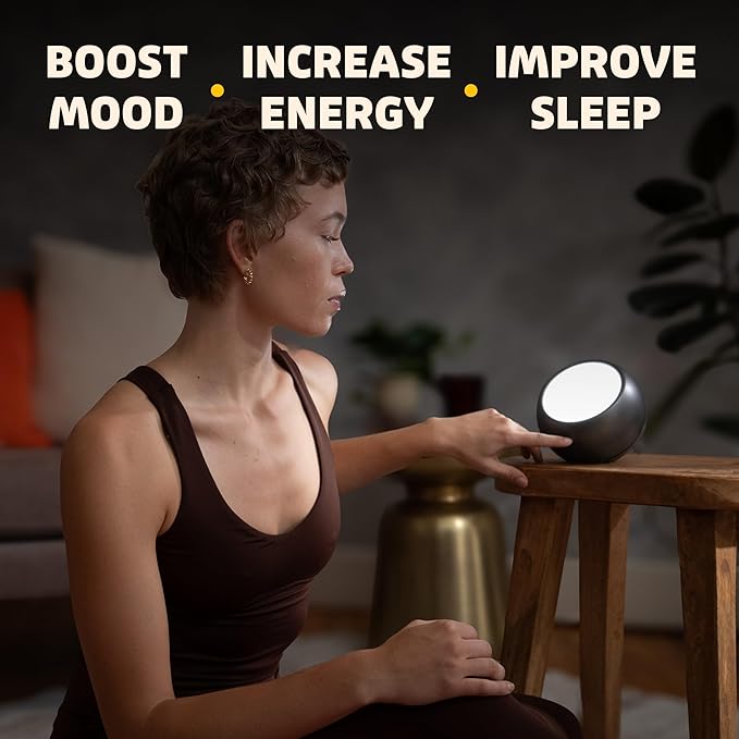 Circadian Optics Light Therapy Lamp | Ultra Bright 10,000 Lux Full Spectrum UV-Free LED Light | Leo