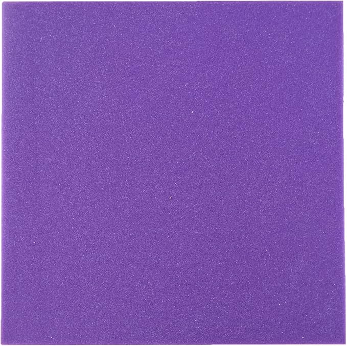 24 Pack Acoustic Panels,2" x 12" x 12"Sound Proof Foam Panels for Wall,Fireproof Absorbing Noise Cancelling Panels,to Absorb Noise and Eliminate Echoes. (12 Purple+12 Black)