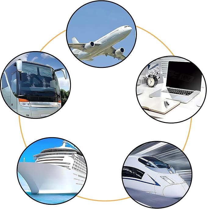 Airplane Foot Hammock Ajustable Foot Hammock for Plane Travel Essentials Comfort Leg Footrest Long Flight Essentials for Men Women,Travel Accessories for Car,Offfice,Airplane(Forest, 2 Pack)