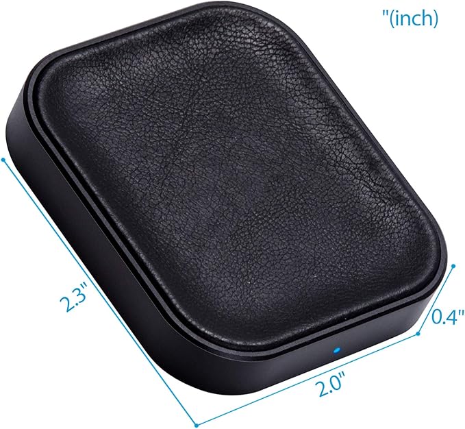 for Airpod Charger, Designed Wireless Charger for Airpods 4(ANC)/3rd/2nd Gen, for New AirPod Pro 3 (2025)/ 2nd Gen, Wireless Earbuds, Slim & Compact for Travel Home Office, (Black)