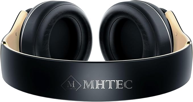 Bluetooth Headphones Over Ear, 90 Hours Playtime Wireless Headphone with 3 EQ Modes, Noise Isolating HiFi Stereo with Deep Bass, Microphone, Soft Earpads for Cellphone/PC