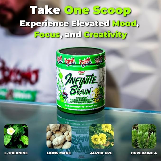 Psycho Pharma. Infinite Brain Nootropic Game Changer. Compete Win (Plato's Lemon Punch, 30 Serving)