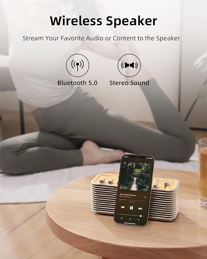 EZVALO White Noise Sleep Sound Machine, 255+ Mixer Options with Portable Speaker, Night Light, Sleep Timer, Breath Therapy, White Noise Machine for Adults Sleeping Meditation with Light