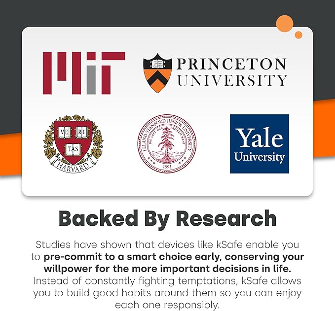 Kitchen Safe Time Locking Container, Phone Jail, Medication Lock Box, Break Bad Habits, Quit Smoking, Stop Snacking, Gaming Addiction, Family Time (Medium, Pink Lid + 5.5” Clear Base with Access Port)