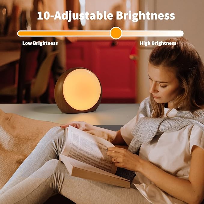 Brown Noise Sound Machine White Noise Machine with 12 Color Night Lights 30 Soothing Sounds Auto-Off Timer Calming Sleep Machine with Memory Function for Baby Kids Adult for Office Privacy