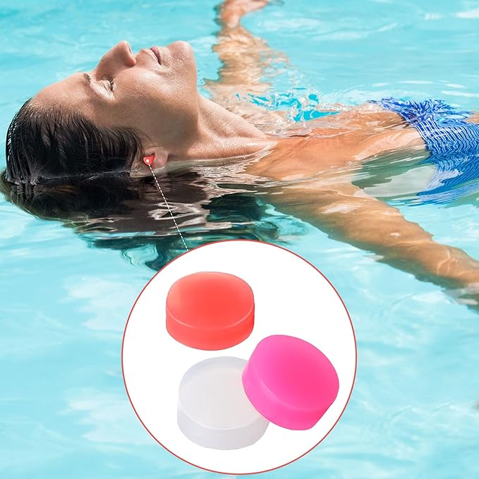 72 Pairs Soft Silicone Ear Plugs Moldable Putty Wax Earplugs Reusable Gel Ear Plugs for Sleeping Swimming Snoring Studying Noise Cancelling, 6 Colors