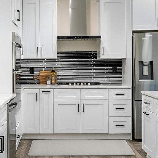 Anti Fatigue Kitchen Rugs Kitchen Mats for Floor,Cushioned Non-Slip Waterproof Ergonomic Comfort Rug Standing Mat for Kitchen,Doing Dishes,Floor,Home,Office,Sink,Laundry,Beige,17.3"x60"