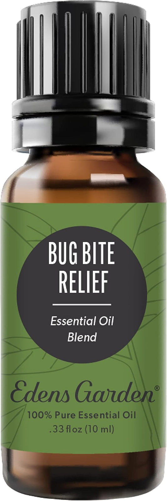 Edens Garden Bug Bite Relief Essential Oil Blend- 100% Pure Premium Grade, Undiluted, Natural, Therapeutic, Aromatherapy, The Best for Diffusing, Skin, Face, Kid Safe 10 ml (.33 fl oz)