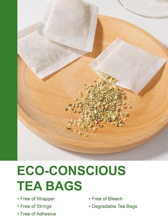 TeeLux Bitter Melon Tea Bags, Pure & Natural Momordica Charantia, Mild & Smooth Taste, Caffeine Free, 100 Count